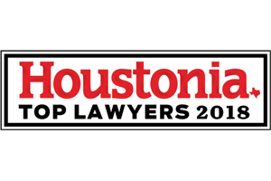 Houstonia Top Lawyers 2018 - Badge